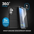 thumbnail image 4 of Funda Rígida Encased Negro Samsung Galaxy S24 FE Uso Rudo con Protector Pantalla de Vidrio Templado, 4 of 8