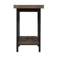 thumbnail image 2 of Alaterre Pomona 2-Tier End Table, Rustic Natural, 2 of 4