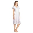 thumbnail image 2 of Casual Nights Women's Flowery Short Sleeve Nightgown, 2 of 5
