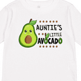 thumbnail image 4 of Inktastic Auntie's Little Avocado with Cute Baby Avocado Boys or Girls Long Sleeve Toddler T-Shirt, 4 of 5
