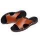 thumbnail image 5 of Amzcrzy Zapatos de mujer,Zapatos de mujer,Zapatillas de mujer, Zapatillas de verano para hombre, de color liso, con punta redonda, planas, informales, de suela suave Sandalias Mujer Zapatillas De Cas, 5 of 6