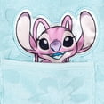 thumbnail image 4 of Disney Lilo & Stitch Big Girls' Hooded Terry Cloth Swim Cover-Up Stitch and Angel Light Blue, 4 of 10