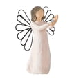 thumbnail image 1 of Dsscvnef Sister Hug Angel Girl Flower Bird Hand Painted Statue Display Interesting Resin Display, 1 of 9