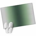 thumbnail image 2 of Deep Green Grey Ombre 2x3 Door Mat Rug, Modern Abstract Art Gradient Non-Skid Rubber Backing Large Rectangle Rugs - Living Room Bedroom Home Office, Indoor Floor Mat Carpets Washable Rug, 2 of 9