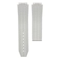 thumbnail image 2 of 25MM RUBBER WATCH BAND STRAP CLASP FOR HUBLOT H BIG BANG WATCH + 4 SCREW WHITE, 2 of 2