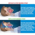 thumbnail image 2 of Neoprene Anti Snore Stop Snoring Chin Strap Belt Anti Apnea Jaw Solution Sleep Support Apnea Belt Sleeping Care Tools Black Blue, 2 of 5
