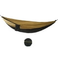 thumbnail image 3 of Double Hammock, Breathable Lightweight Camping Hammock  For Travel For Backpacking  Black, 3 of 8
