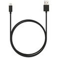 thumbnail image 1 of Câble de charge et de synchronisation Pebble ™de Veho certifié MFi Lightning vers USB,  - 3.3pi - Noir, 1 of 4