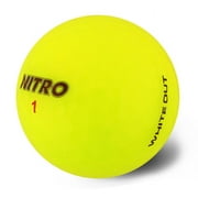 Nitro Golf Golf Balls, Yellow, 15 Pack