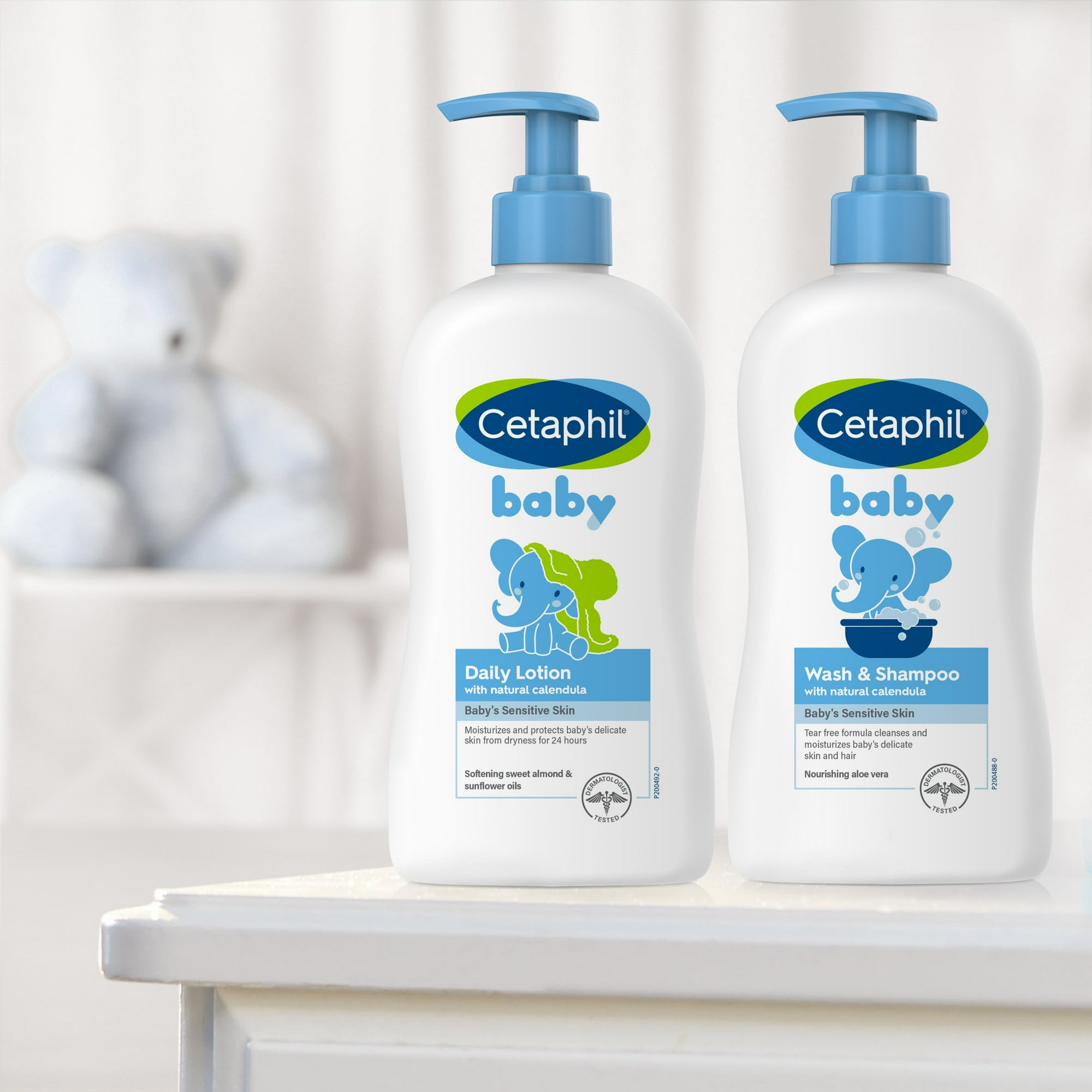 Cetaphil Baby Daily Lotion with Organic Calendula, Sweet Almond & Sunflower Oils, 13.5 oz