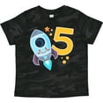 thumbnail image 3 of Inktastic Rocket Space Ship Happy Fifth Birthday Boys or Girls Toddler T-Shirt, 3 of 5