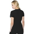 thumbnail image 6 of Med Couture Women's Scrub Top, Raglan Sleeves for Modern Fit, 6 Pockets 2-Way Stretch, Durable & Breathable Fabric - MC7425, 6 of 7