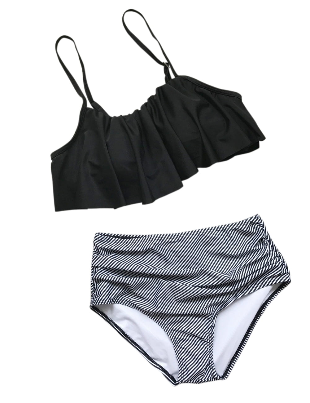 high waisted bathing suit walmart