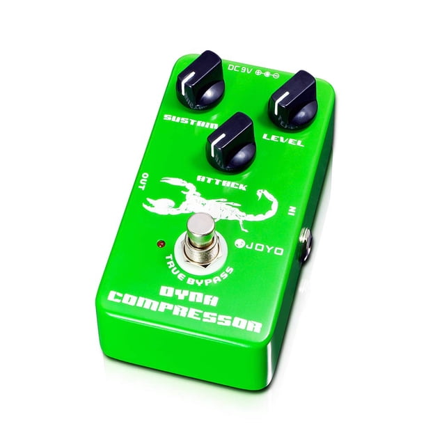 Pedal compresor JOYO Dyna JF-10 para guitarra eléctrica y bajo