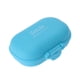 thumbnail image 2 of Contenedor De Almacenamiento Caja de pastillas portátil de viaje de 4 rejillas Contenedor de almacenamiento de joyas (Azul), 2 of 9