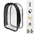 thumbnail image 3 of 15cm Transparent Baby Shoulder Bag for Walking Proof Storage Portable Dolls Accessories Collectibles Carrying Pouch, 3 of 3