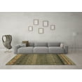thumbnail image 3 of Ahgly Company Indoor Rectangle Abstract Brown Modern Area Rugs, 8' x 10', 3 of 4