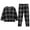 0-Grey566, variant on WOYY Toddler Girls Classic Plaid Sleepwear Set Long Sleeve Top Pants Outfits Loungewear, Sizes 2-3T