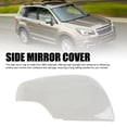 thumbnail image 3 of Car Side Rearview Mirror Cover Cap Unpainted Exterior Door Mirror Cover Shell Replacement for  2014-2018 with Turn Signal Hole Gray, 3 of 7