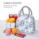 thumbnail image 5 of Balery Rose Flowers Bolsa de Almuerzo para Mujeres, Caja de Almuerzo, Bolsa de Almuerzo Pequeña Impermeable, Tote de Almuerzo Reutilizable con Gran Capacidad, 5 of 6