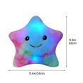 thumbnail image 3 of Nmdmisc Creative Twinkle Star Glowing LED Night Light Up Plush Pillows Stuffed Toys Birthday Gifts for Kid Children Friends,Couch Bed Throw Pillows Decorative Light -Multicolor, 3 of 9