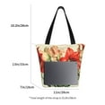 thumbnail image 4 of Uemuo Vibrant Amaryllis Flowers Print Tote Bags for Women,Large Capacity Corduroy Bag,Reusable Grocery Shoulder Bag,Beach Tote with Zipper Closure, Daily Essentials, 4 of 7