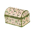 thumbnail image 3 of Joyero con de esmalte, caja de regalo de recuerdo, estuche de escritorio para guardar anillos, colgantes y amuletos, decoración del hogar. Rosa, 3 of 10