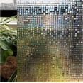 thumbnail image 2 of Lámina de privacidad para ventana de mosaico [45 x 200 cm] - Lámina para ventana opaca con adherencia estática - Lámina para ventana autoadhesiva y opaca, 2 of 5