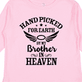 thumbnail image 4 of Inktastic Handpicked for Earth By My Brother in Heaven Angel Wings Boys or Girls Long Sleeve Toddler T-Shirt, 4 of 5