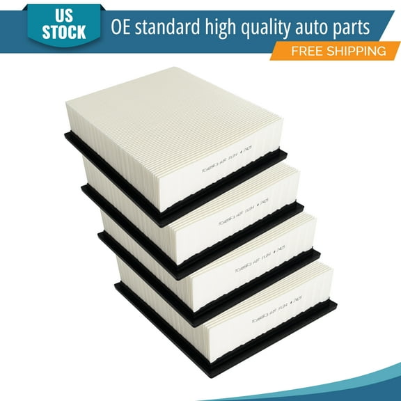 YXPCARS 4PCS Front Engine Air Filter for Ford Explorer 97-01 Ranger 97-04 B2300 B2500 B3000, New Air Filter Replacement (CA9563)