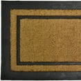 thumbnail image 4 of HomeRoots 572195 Modern 18 x 30 in. Beige & Black Rubber & Coir Outdoor Door Mat, 4 of 5