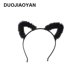 thumbnail image 4 of 2 piezas diadema con forma de oreja de gato con dibujos animados novedosos brillar Electrónica, 4 of 5