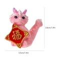 thumbnail image 2 of 12pcs Resin Mini Dragon Figurine Year of Dragon Cabinet Zodiac Dragon Figurine, 2 of 6
