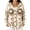 White, variant on BFRGSIJ Christmas Hooded Cardigan Sweaters for Women Long Sleeve Button Down Christmas Graphic Knit Jacket Casual Holiday Knitwear Coat L