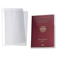 thumbnail image 3 of 5 Pack Passport Covers, Clear Plastic Passport Protector, For Standard Size Passports Rfid Id Card Covers, 3 of 5