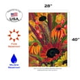 thumbnail image 2 of Toland Home Garden Cattail Bouquet Flower Fall Flag Double Sided 28x40 Inch, 2 of 5
