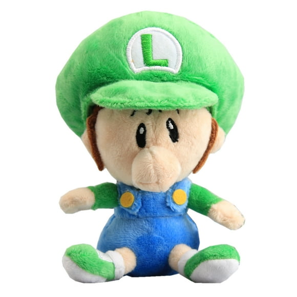 uiuoutoy Super Mario Baby Luigi Plush Toy 6'' Figure
