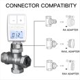 thumbnail image 2 of Válvula Actuadora de Radiador Tuya ZigBee, Termostato Inteligente, Controlador de Temperatura, Sensor Interno TRV, Control por Voz., 2 of 5