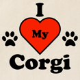 thumbnail image 2 of CafePress - I Heart My Corgi Tote Bag - Unisex Canvas Tote Bag, Beige, 1-Piece, 2 of 7