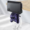 thumbnail image 4 of Soporte para Control de Consola de Juegos Giratorio con Abrazadera para Debajo del Escritorio, Soporte para Auriculares, Soporte Compacto para Consola de Juegos Portátil., 4 of 5