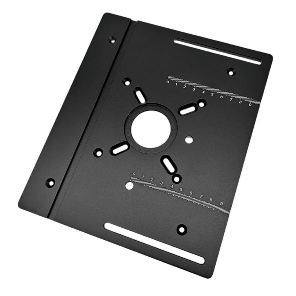 Zeiwohndc Quality Aluminum Router Table Insert Plate for Carpentry and Decoration
