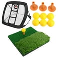 thumbnail image 1 of Raindrops Golf Training Net Nylon Black Yellow 1 Set for Indoor Outdoor Use with Portable Design, 1 of 5