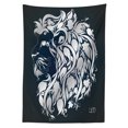 thumbnail image 3 of Ambesonne Astrology Tablecloth Rectangular Table Cover, Leo Astrology Zodiac, 60"x90", Blue Grey, 3 of 4