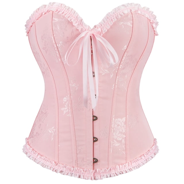 Corset pour Femmes Soutien de Poitrine en Dentelle Corset Rassemblé