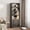 Oak, variant on TEQIN 71.4" Tall Bookshelf 6 Tier Bookcase With Barn Doors and Adjustable Shelves,Farmhouse Book Shelf with Storage Cabinet, Wood Freestanding Display Bookshelves for Living Room