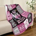 thumbnail image 4 of Boss Gifts for Women, Boss Lady Gifts, Boss Day Gifts for Women, Boss Appreciation Gifts for Women, Gift for Boss Female, Boss Birthday Gifts for Women, Boss Lady Blanket 50"X60" - Pink, 4 of 6