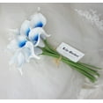 thumbnail image 4 of Lily Garden Mini 15" Artificial Calla Lily 10 Stem Flower Bouquets (Blue Center), 4 of 4