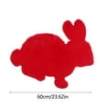 thumbnail image 2 of Easter Bunny Themed Soft Area Rug Cozy Spring Rabbit Floor Mat for Home in Bedroom and Living Room Spaces, 2 of 3