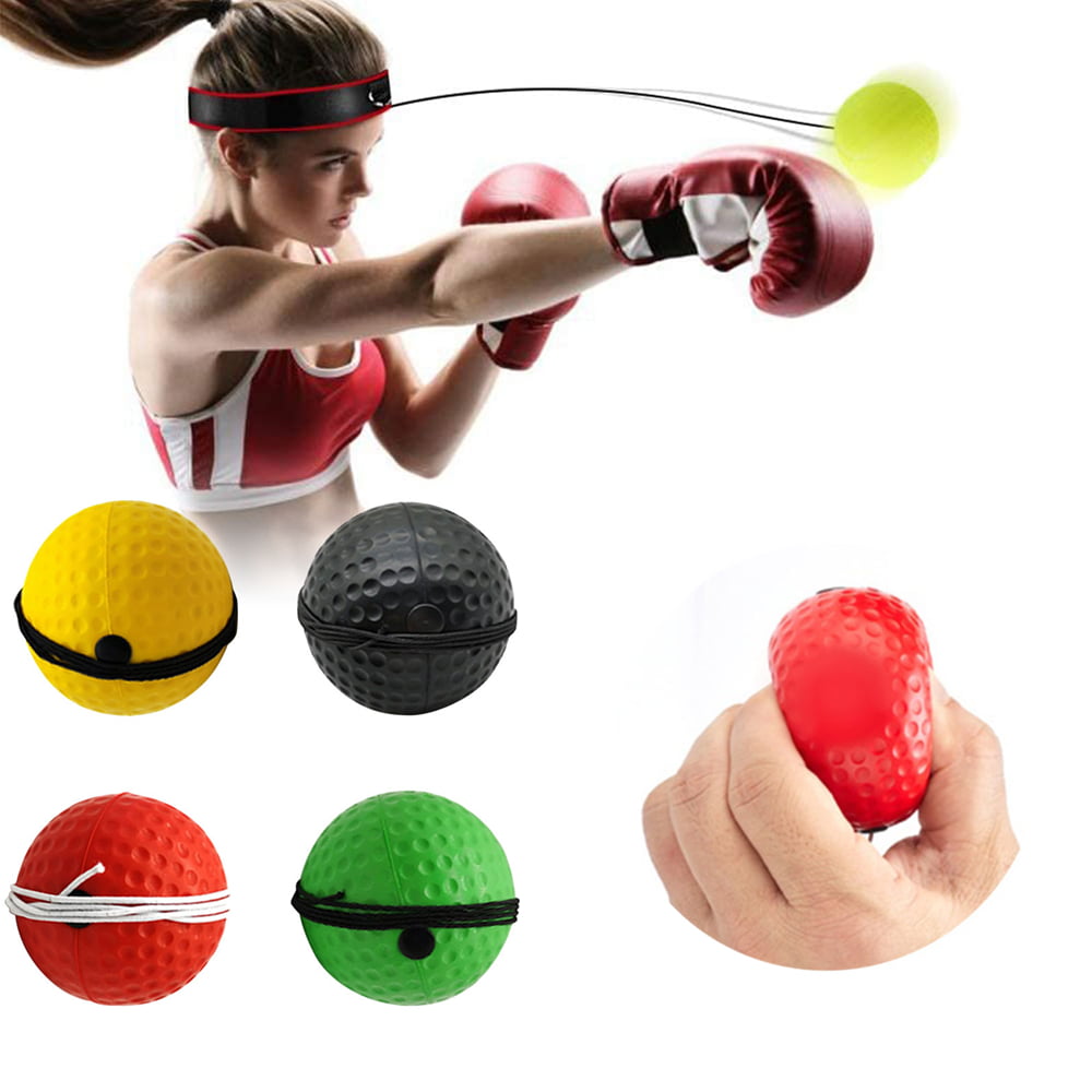 Training Head Band Box Fight Ball Boxing Punch Exercise Reflex Boxer REACT Speed