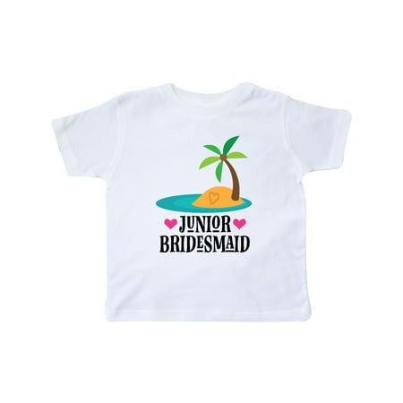 

Inktastic Junior Bridesmaid Hawaiian Wedding Gift Toddler Toddler Girl T-Shirt